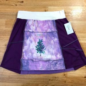 ✨NEW✨Pretty Stinkin Green Skirt Purple Sz Lg